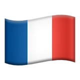 Flag: France on Apple iOS 11.1